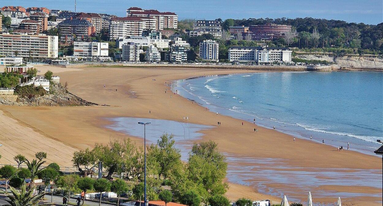 Bajo Con Terraza A 5 Min De La Playa Villa Santander Dış mekan fotoğraf