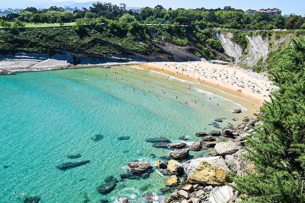 Bajo Con Terraza A 5 Min De La Playa Villa Santander Dış mekan fotoğraf